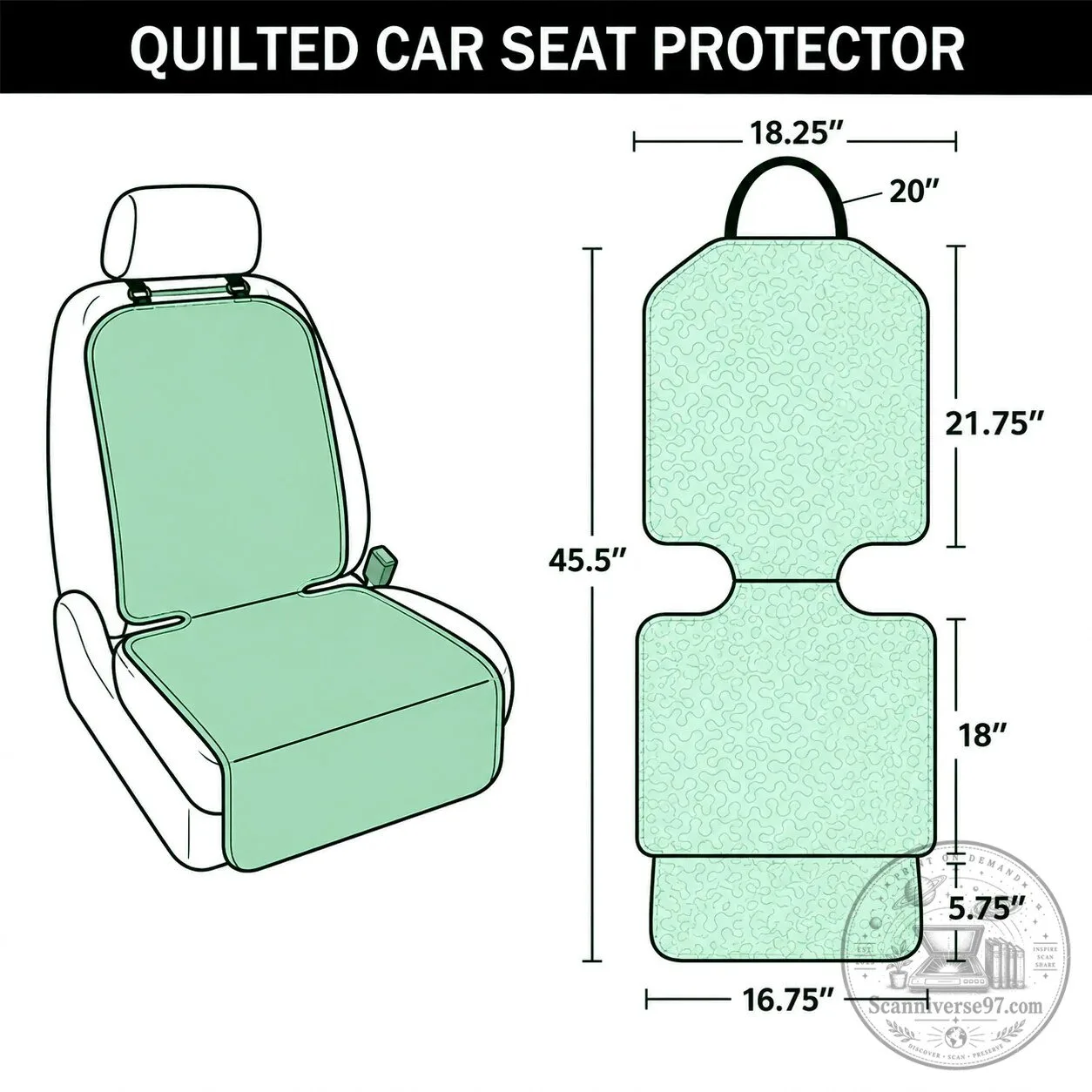 Sunflower Sunshine In A Jar Quilted Car Seat Cover Protector 6 Sunflower Sunshine In A Jar Quilted Car Seat Cover Protector