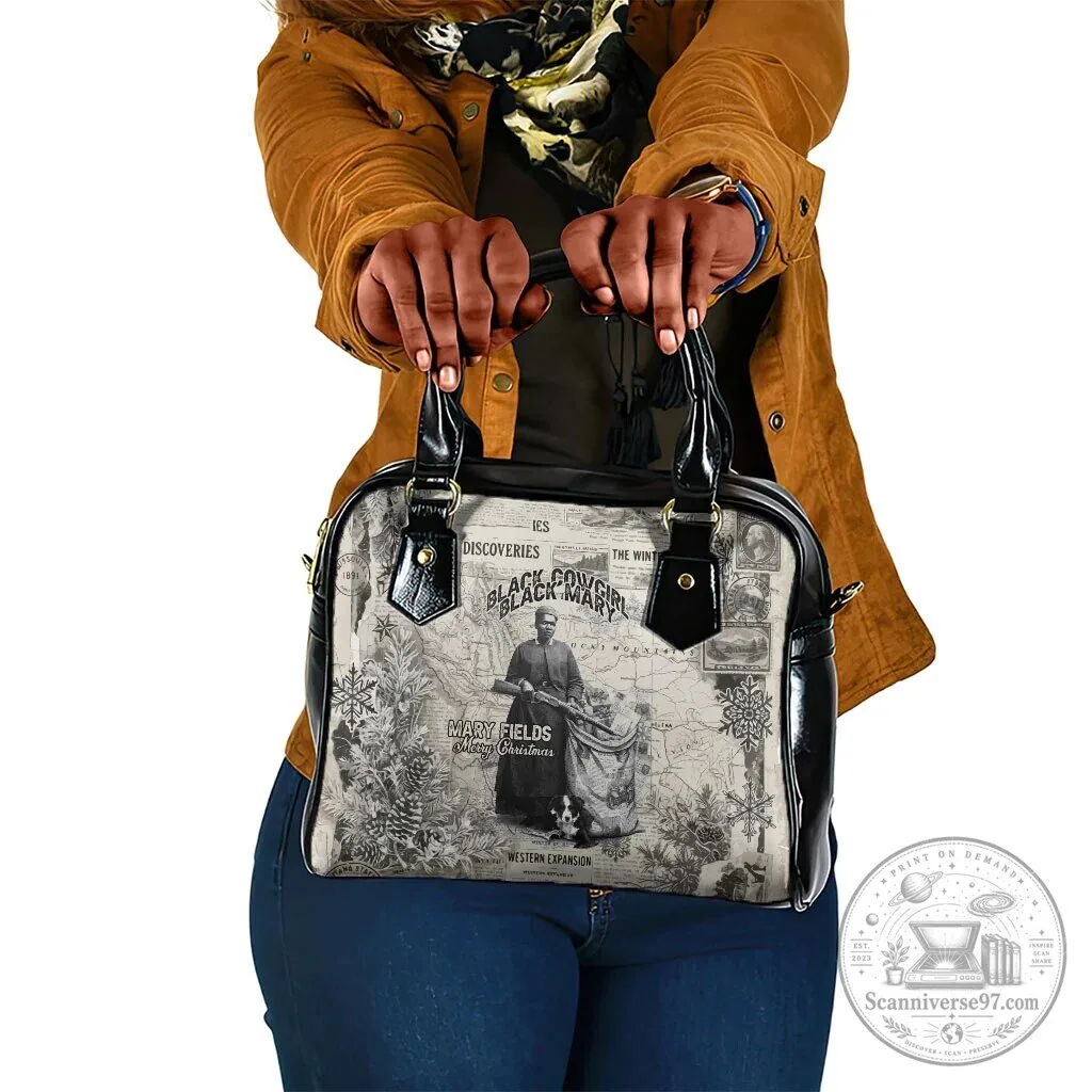 Mary Fields Stagecoach Mary Vintage Western Map Shoulder Handbag
