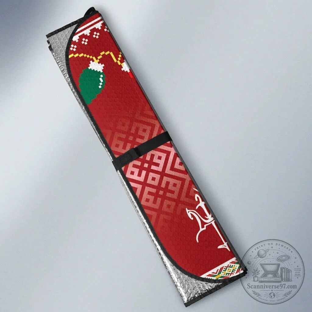 Lithuanian Christmas Vytis Knight on Horseback Car Sunshade 7 Lithuanian Christmas Vytis Knight on Horseback Car Sunshade