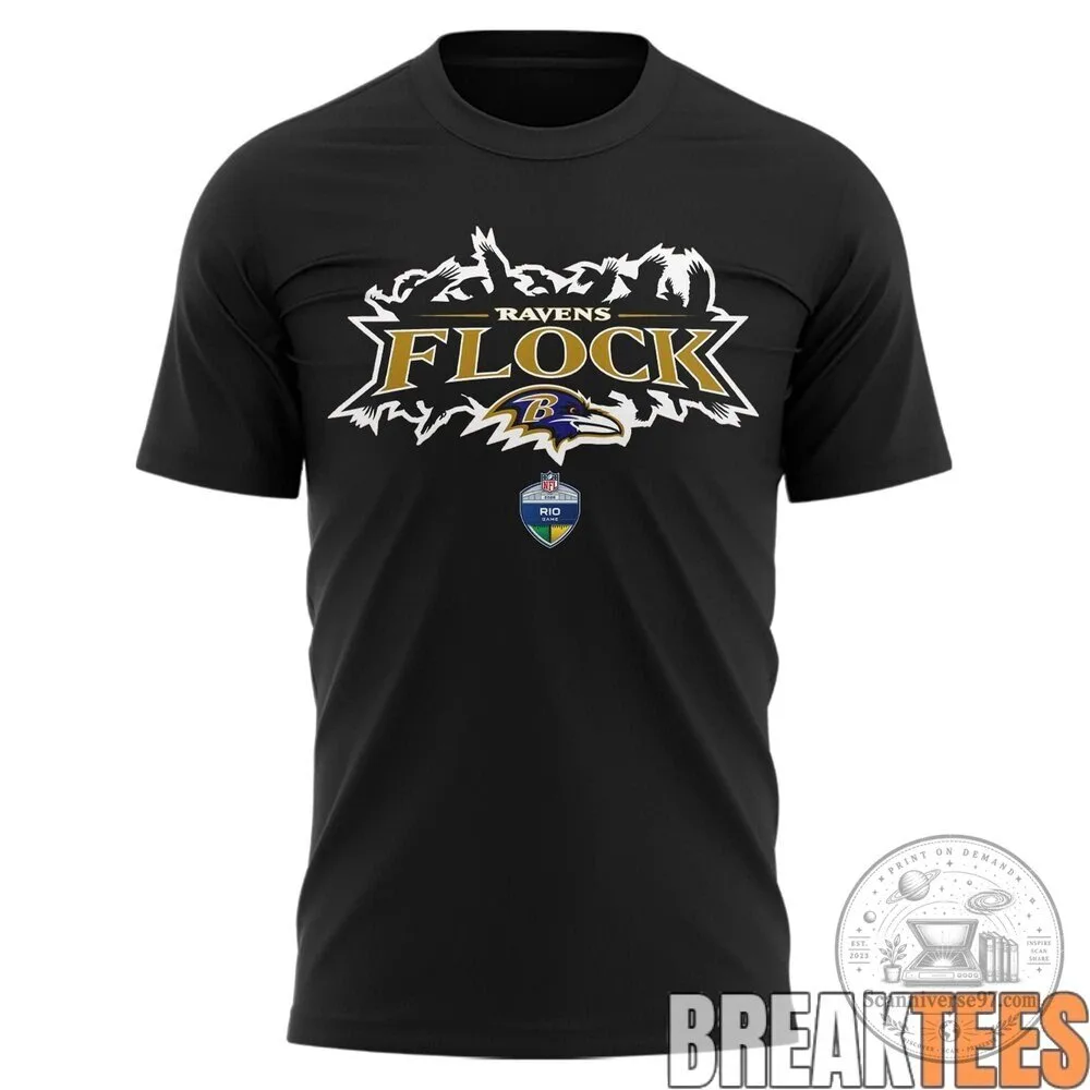 Baltimore Ravens 2026 Rio De Janeiro Game Week 3 Purple Road Trip T-Shirt 5 Baltimore Ravens 2026 Rio De Janeiro Game Week 3 Purple Road Trip T-Shirt