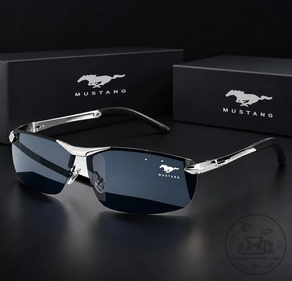 Men's Polarized Sunglasses with Mustang Sport Design 64 Men's Polarized Sunglasses with Mustang Sport Design