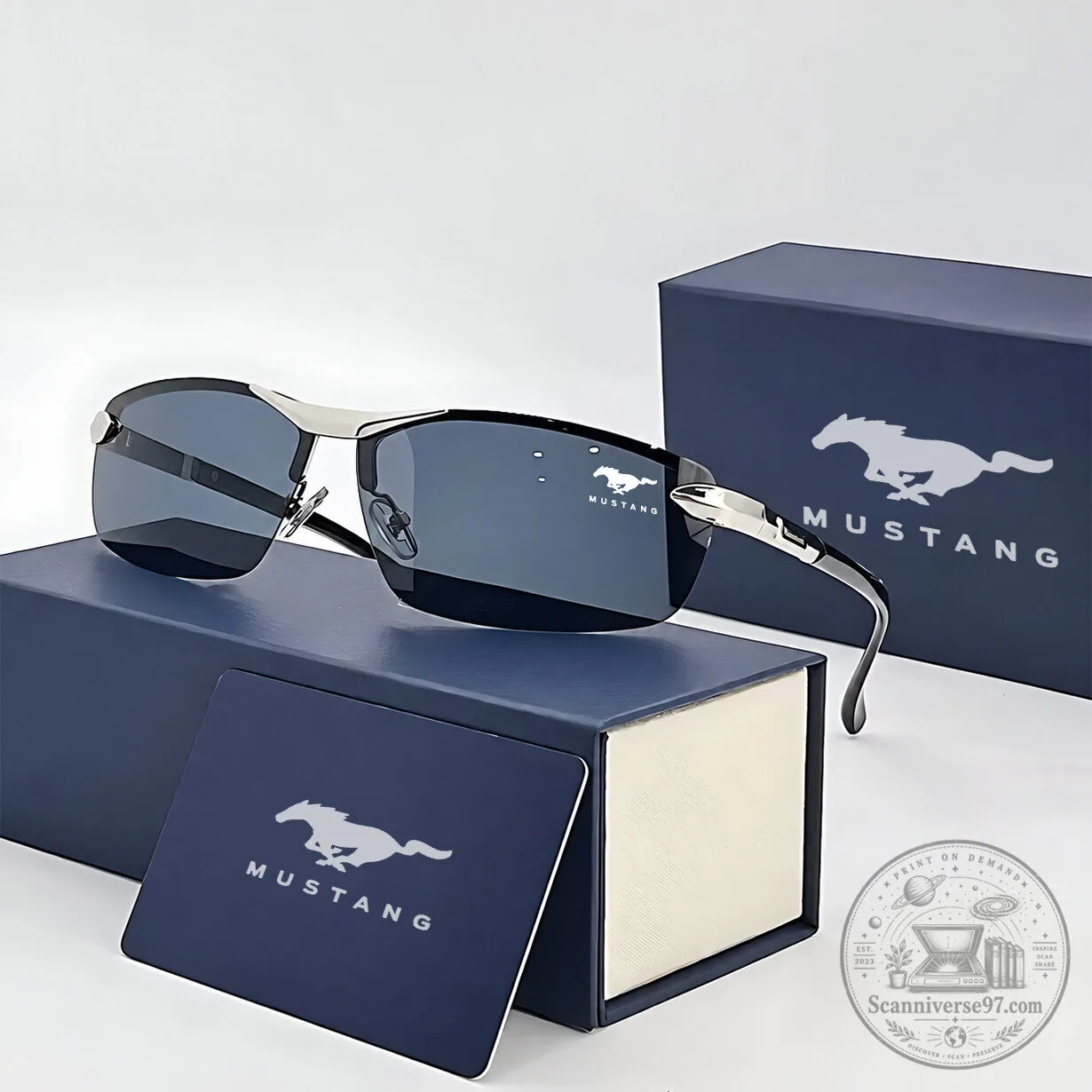 Men's Polarized Sunglasses with Mustang Sport Design 11 Men
