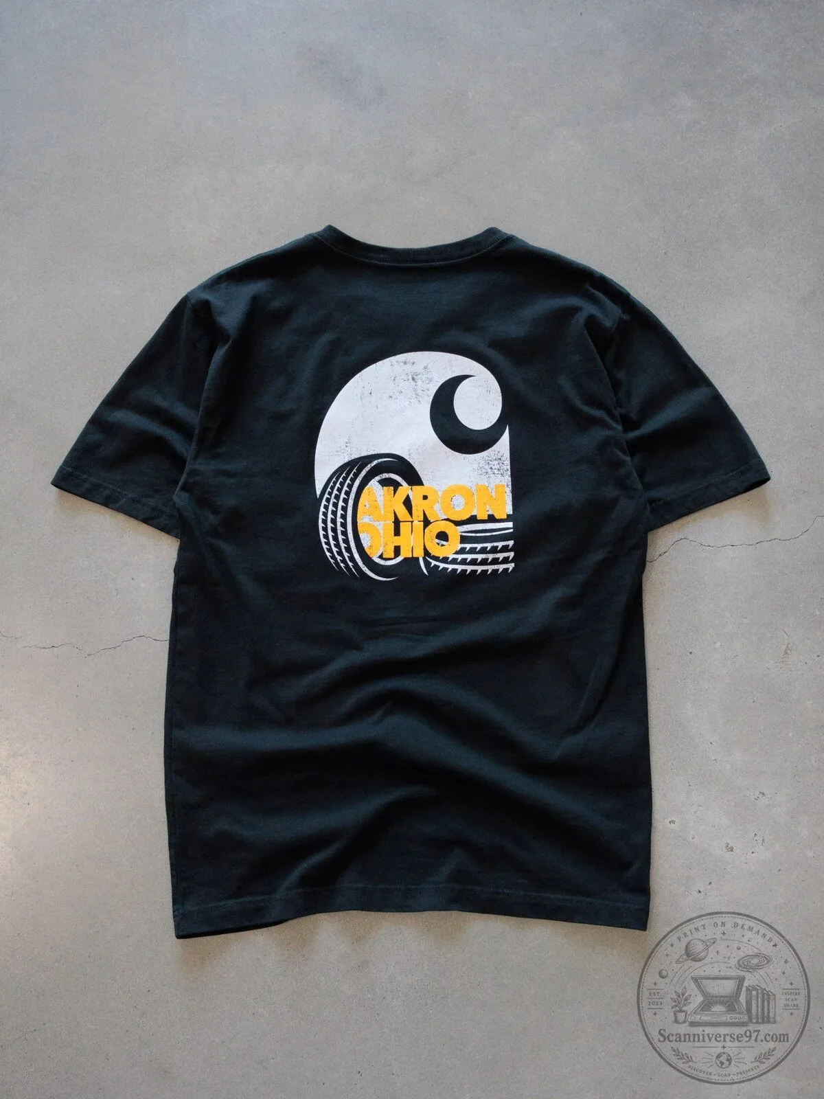 Carhartt Akron Ohio Workwear Pocket T-Shirt for Men and Women 7 Carhartt Akron Ohio Workwear Pocket T-Shirt for Men and Women