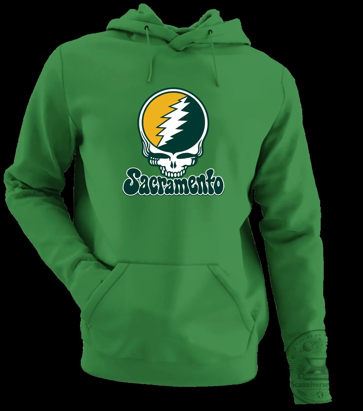 Grateful Dead Steal Your Face Sacramento Baseball White Hoodie 14 Grateful Dead Steal Your Face Sacramento Baseball White Hoodie