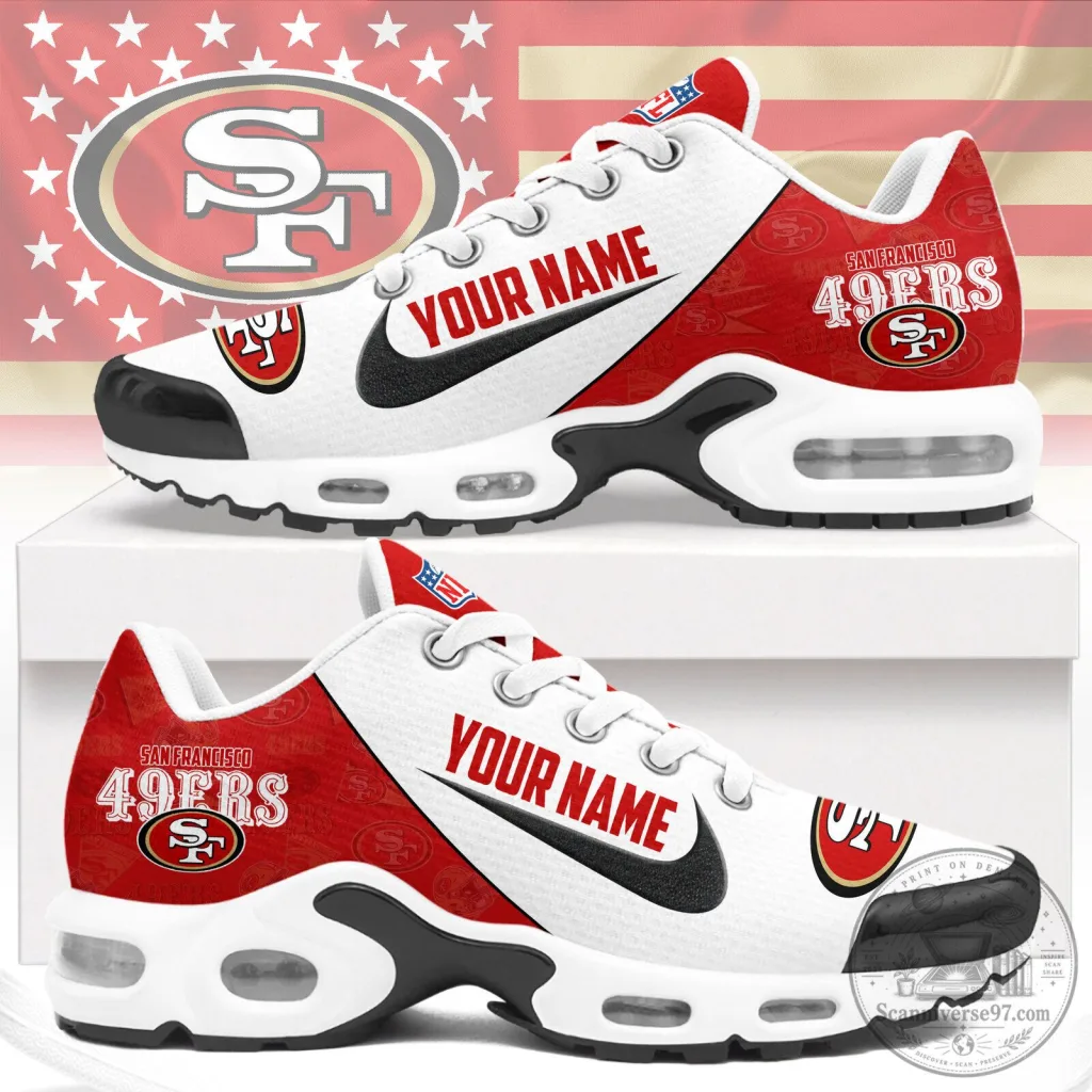 San Francisco 49ers Custom Name Running Shoes for Men and Women San Francisco 49ers Custom Name Running Shoes for Men and Women