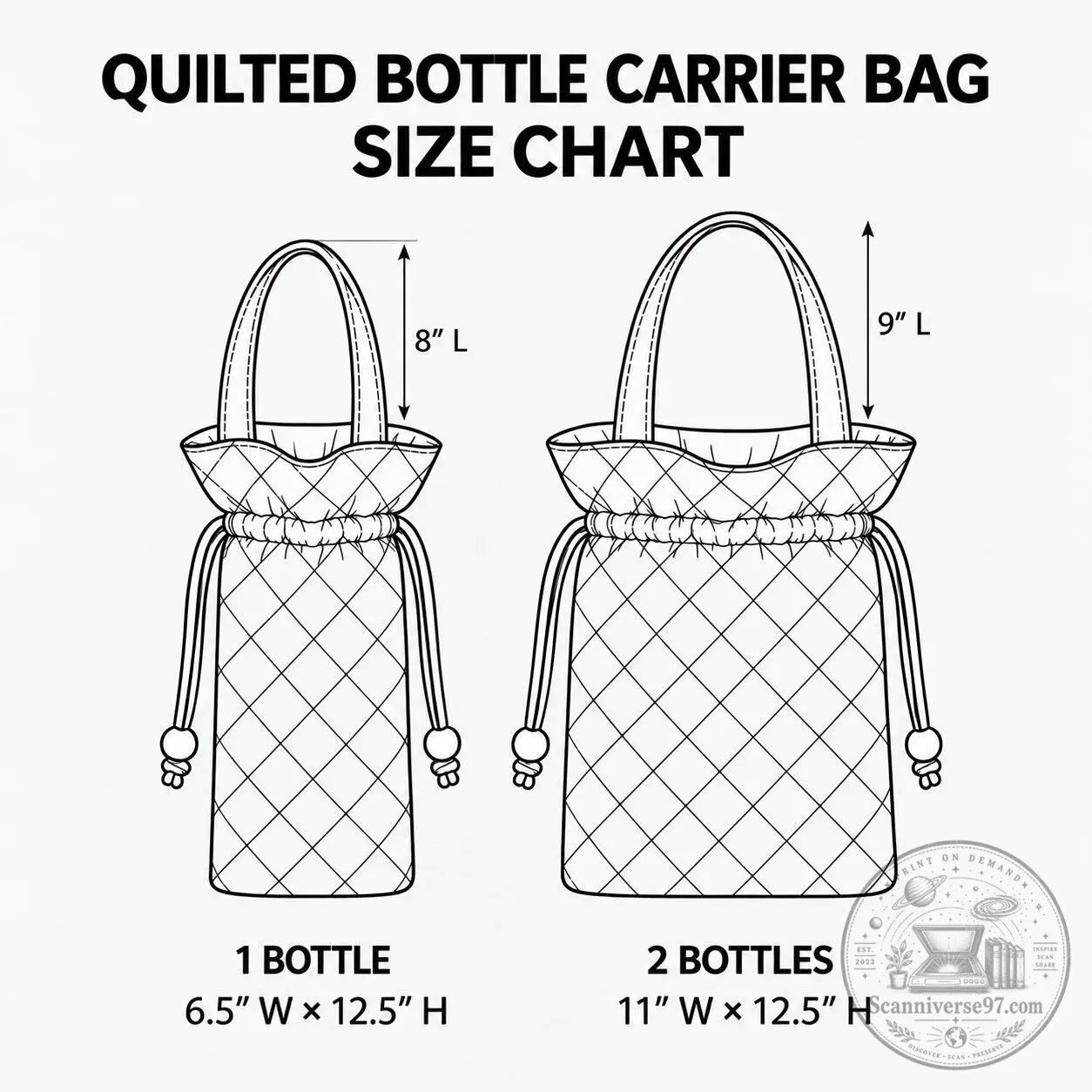 Nativity Scene Angels of Bethlehem Quilted Wine Bottle Carrier Bag 7 Nativity Scene Angels of Bethlehem Quilted Wine Bottle Carrier Bag