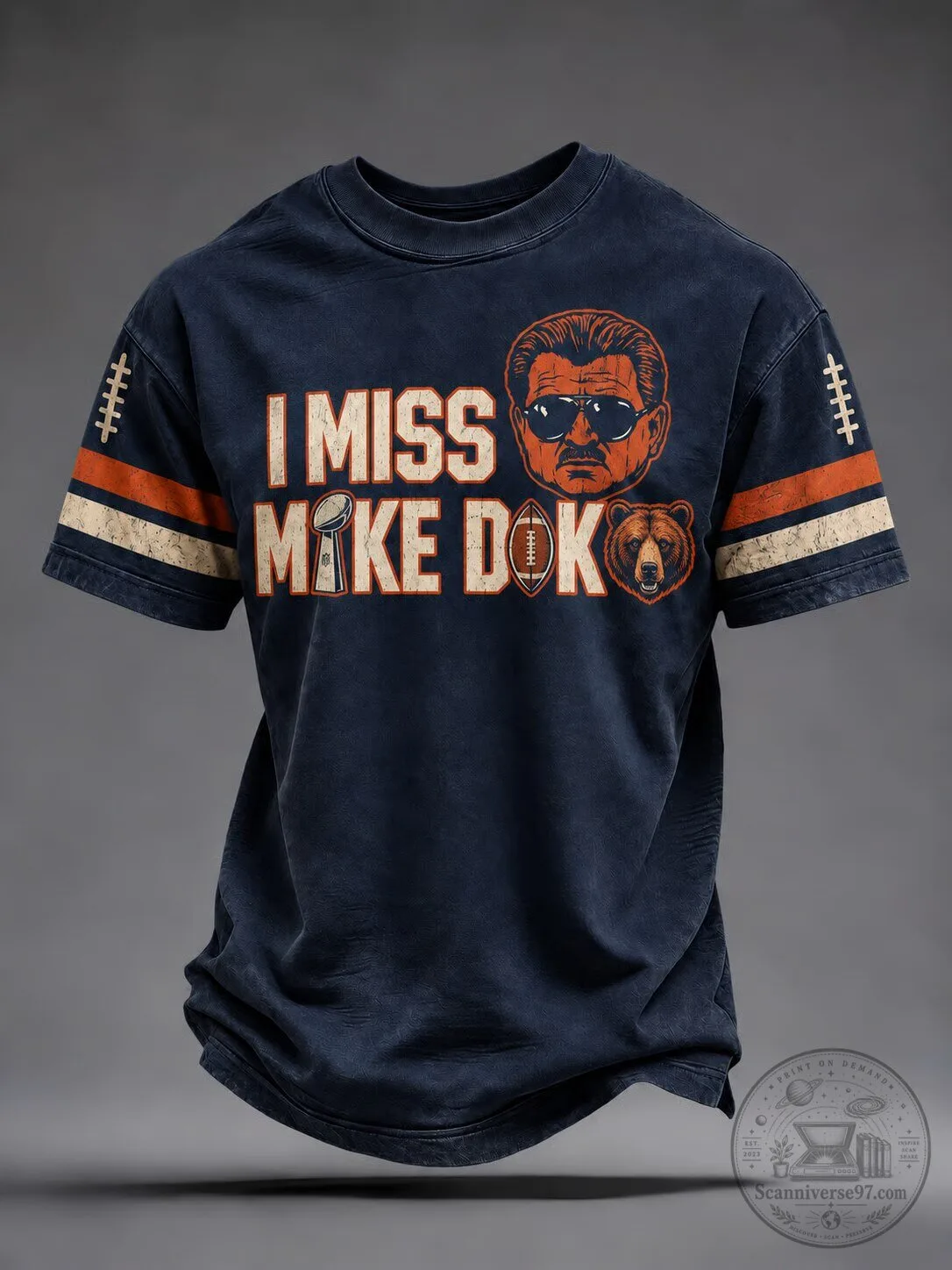 I Miss Mike Ditka Chicago Bears Football Legend Tribute T-Shirt