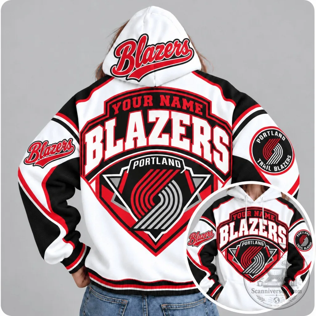 Portland Trail Blazers Personalized NBA Basketball Fan Hoodie Portland Trail Blazers Personalized NBA Basketball Fan Hoodie