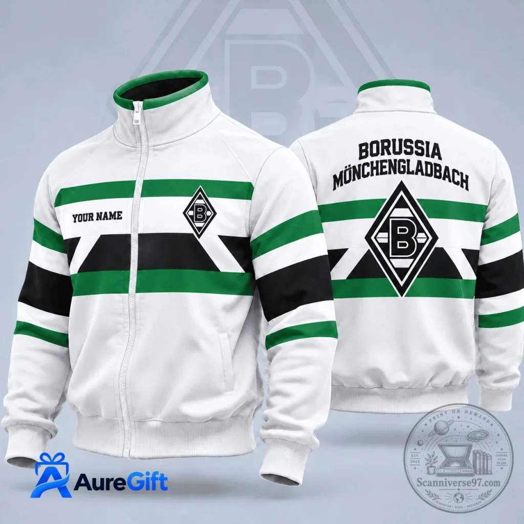 Borussia Mönchengladbach Bundesliga Personalized Track Jacket Borussia Mönchengladbach Bundesliga Personalized Track Jacket