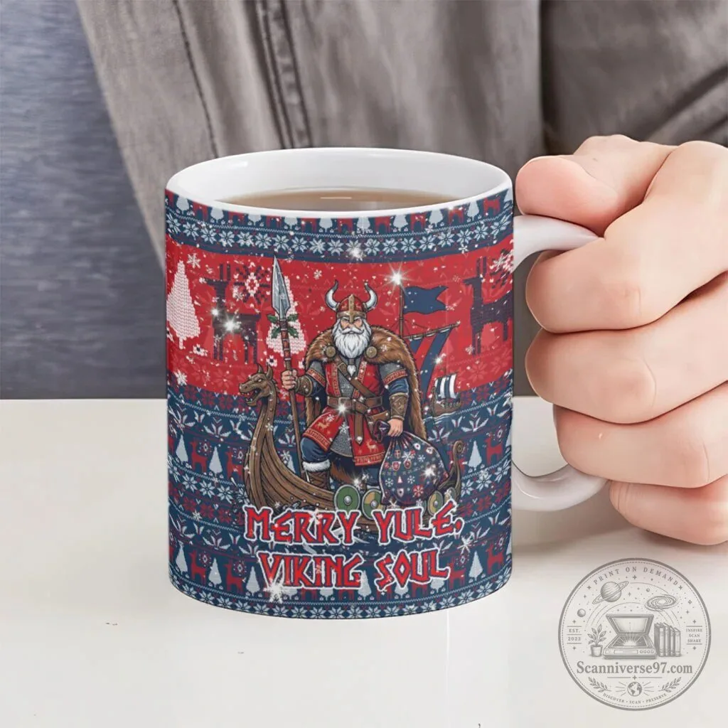 Ugly Christmas Sweater Pattern Merry Christmas Mug 10 Ugly Christmas Sweater Pattern Merry Christmas Mug
