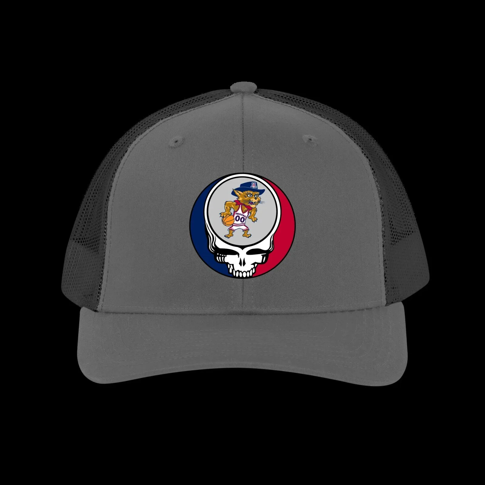 University of Arizona Wildcats Grateful Dead Steal Your Face Trucker Hat 5 University of Arizona Wildcats Grateful Dead Steal Your Face Trucker Hat
