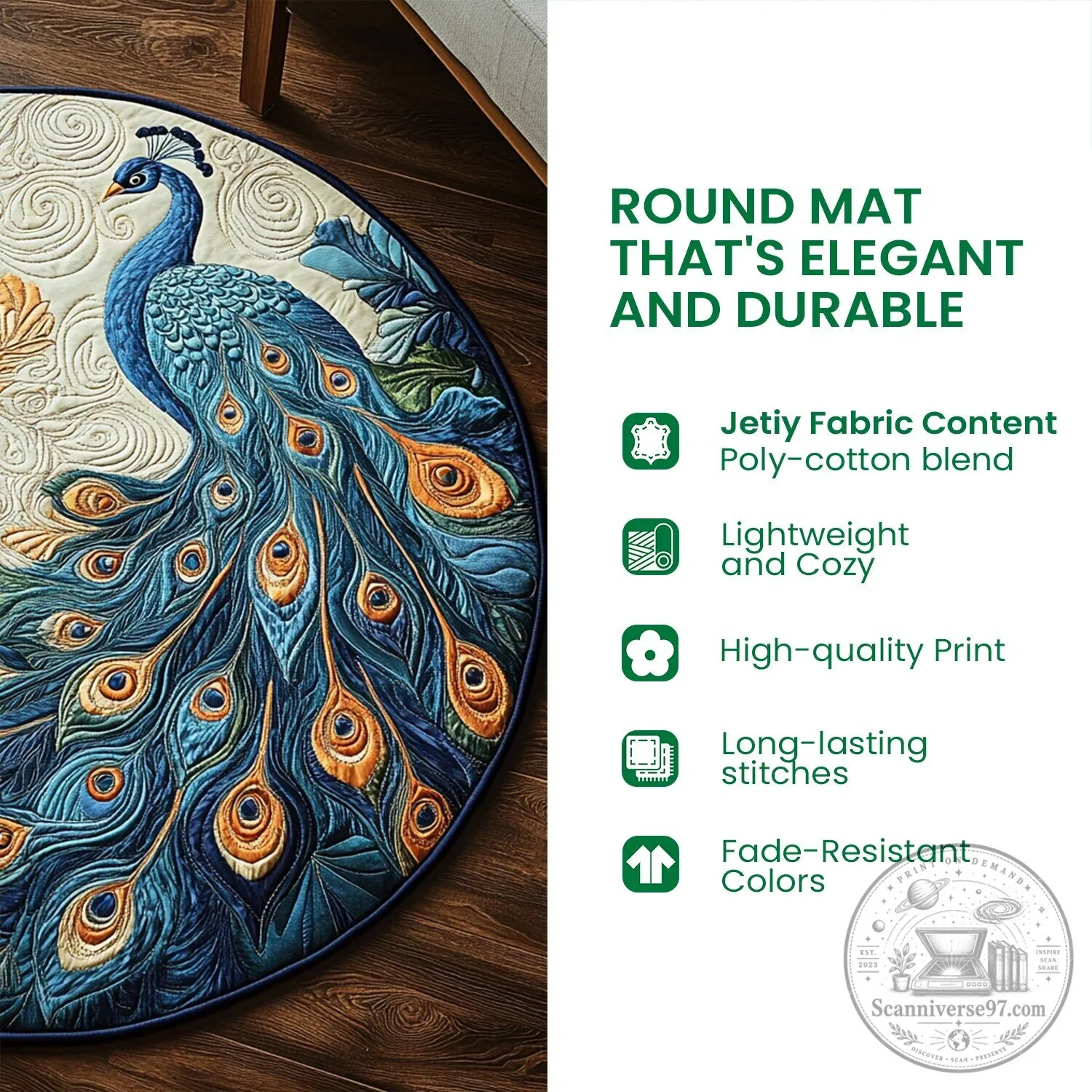 Doberman Pinscher Christmas Candy Cane Wreath Round Rug 7 Doberman Pinscher Christmas Candy Cane Wreath Round Rug