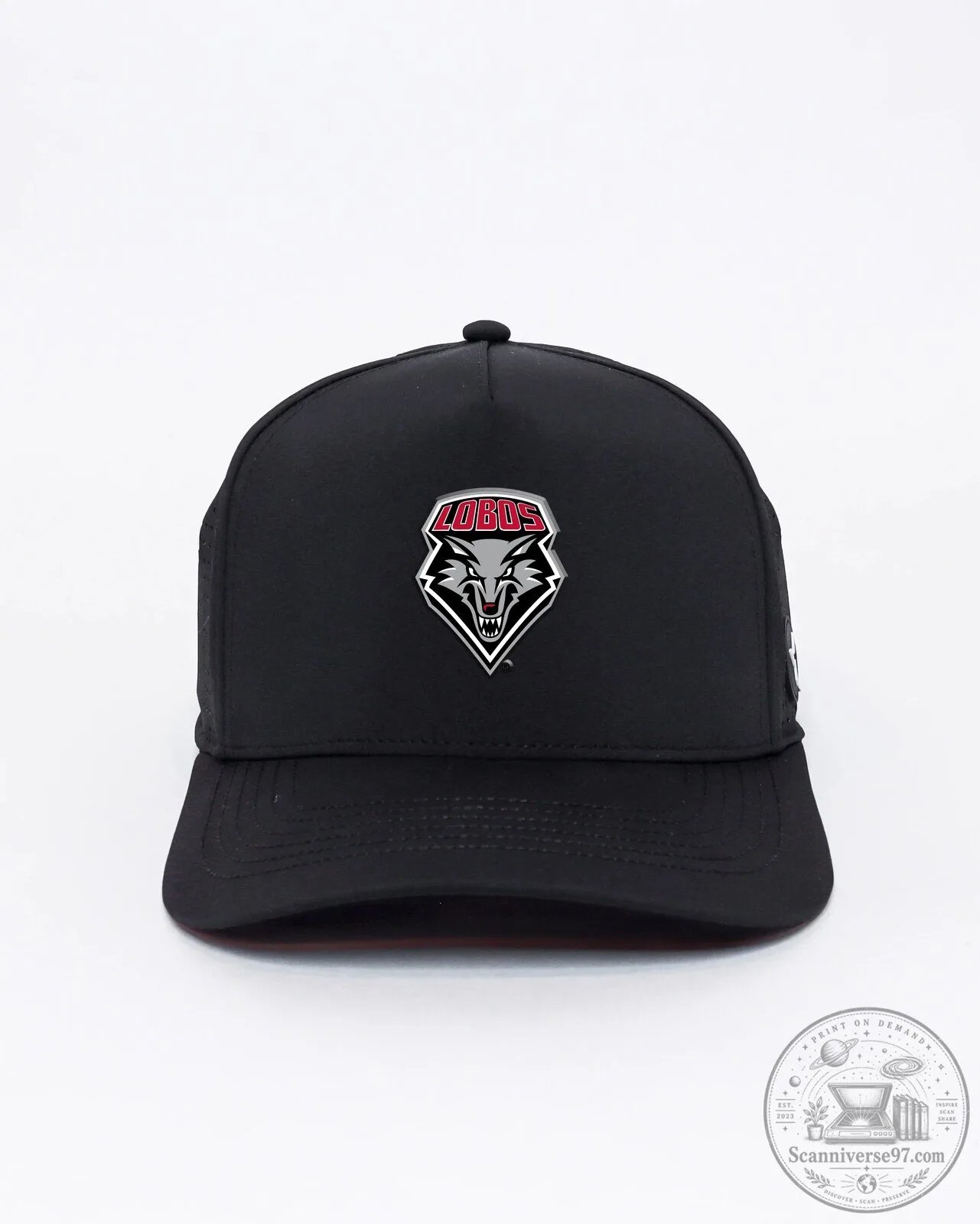 University of New Mexico Lobos Black Baseball Cap Hat