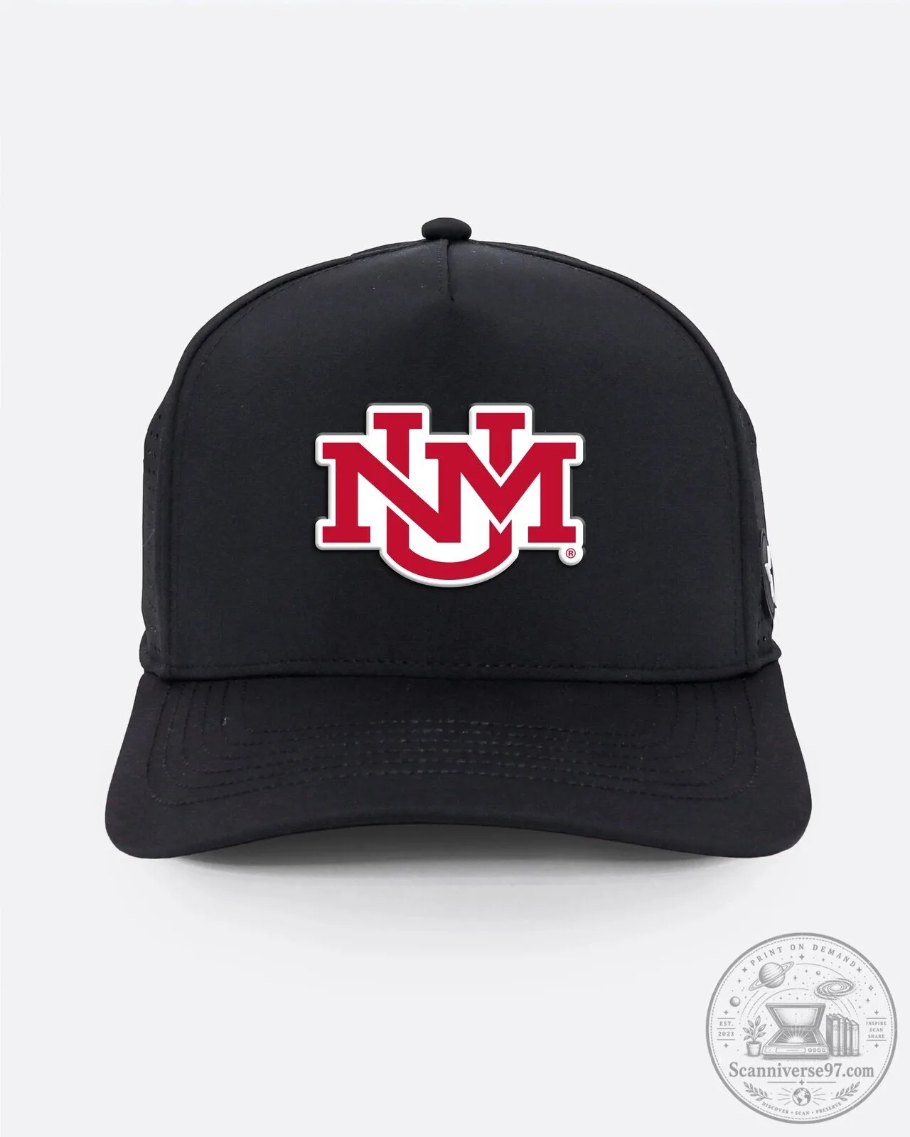 University of New Mexico Lobos Black Baseball Cap Hat 4 University of New Mexico Lobos Black Baseball Cap Hat