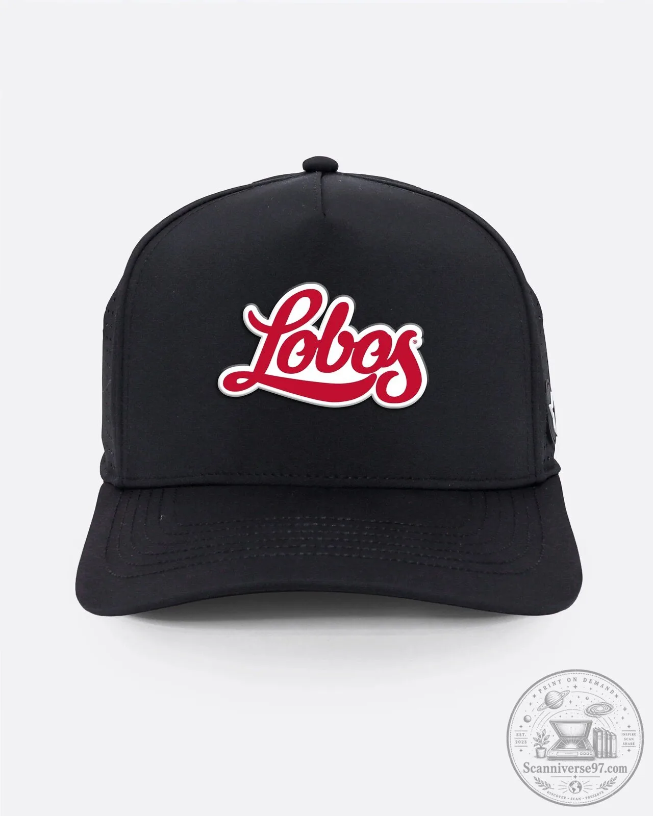 University of New Mexico Lobos Black Baseball Cap Hat 5 University of New Mexico Lobos Black Baseball Cap Hat