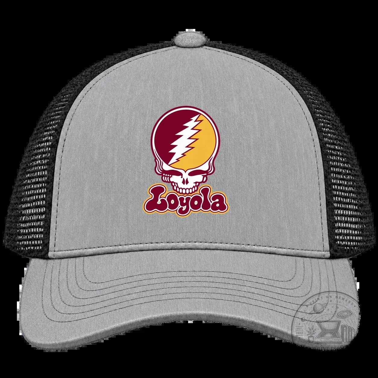 Loyola University Maryland Grateful Dead Steal Your Face Trucker Hat 5 Loyola University Maryland Grateful Dead Steal Your Face Trucker Hat