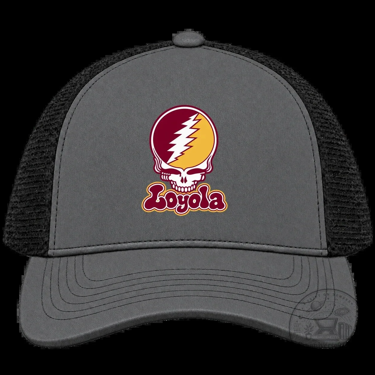 Loyola University Maryland Grateful Dead Steal Your Face Trucker Hat 6 Loyola University Maryland Grateful Dead Steal Your Face Trucker Hat