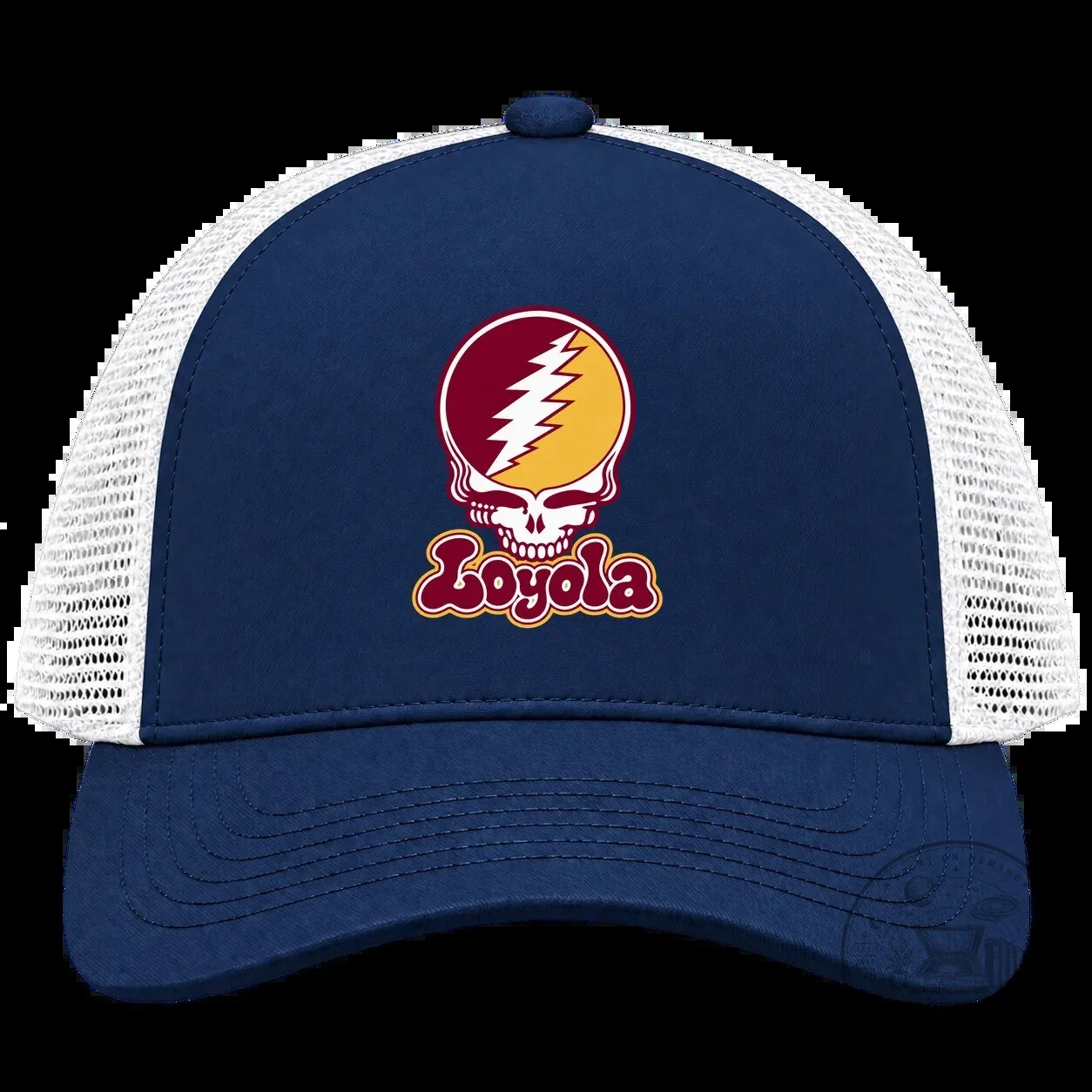 Loyola University Maryland Grateful Dead Steal Your Face Trucker Hat 7 Loyola University Maryland Grateful Dead Steal Your Face Trucker Hat