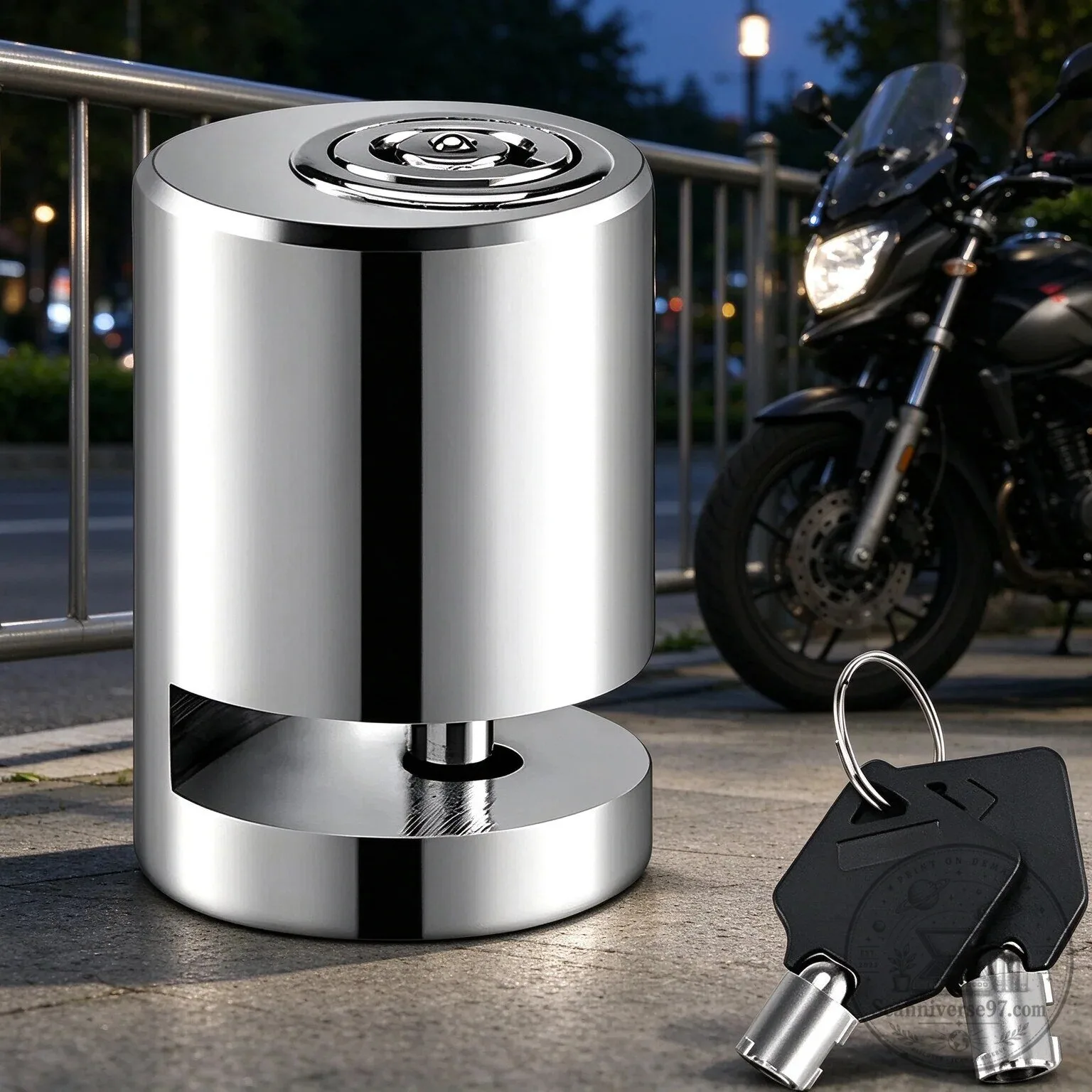 Motorcycle Disc Brake Lock Anti-Theft Security Alarm for Parked Bikes 18 Motorcycle Disc Brake Lock Anti-Theft Security Alarm for Parked Bikes