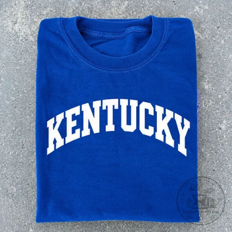 Vintage Kentucky Arch Text College Football Fan Royal Blue T-Shirt 1 Vintage Kentucky Arch Text College Football Fan Royal Blue T-Shirt